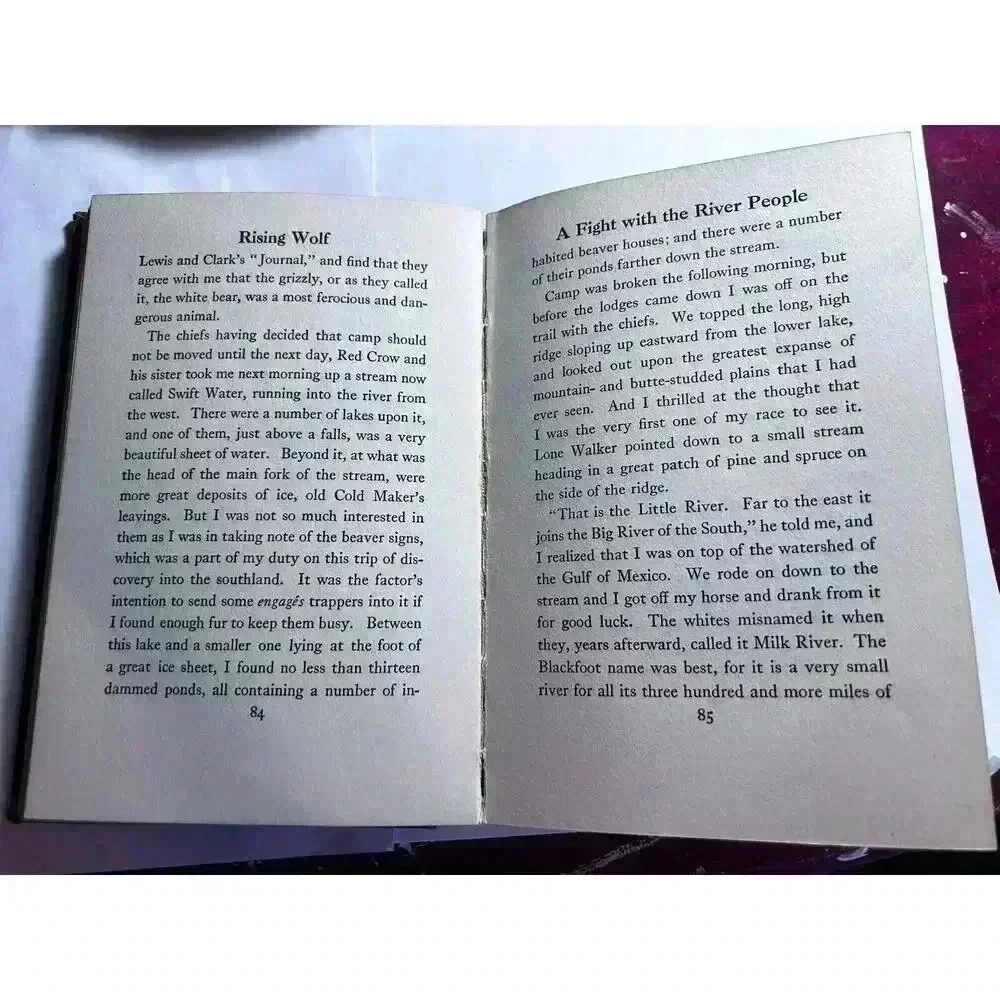 James Willard Schultz - Rising Wolf The White Blackfoot - Western Juv. Fiction
